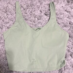 Sage Green Crop Top
